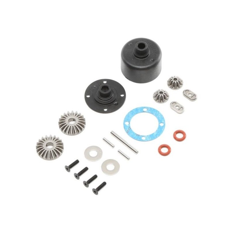 Losi Differential Case & Hardware: 8 & 8T RTR