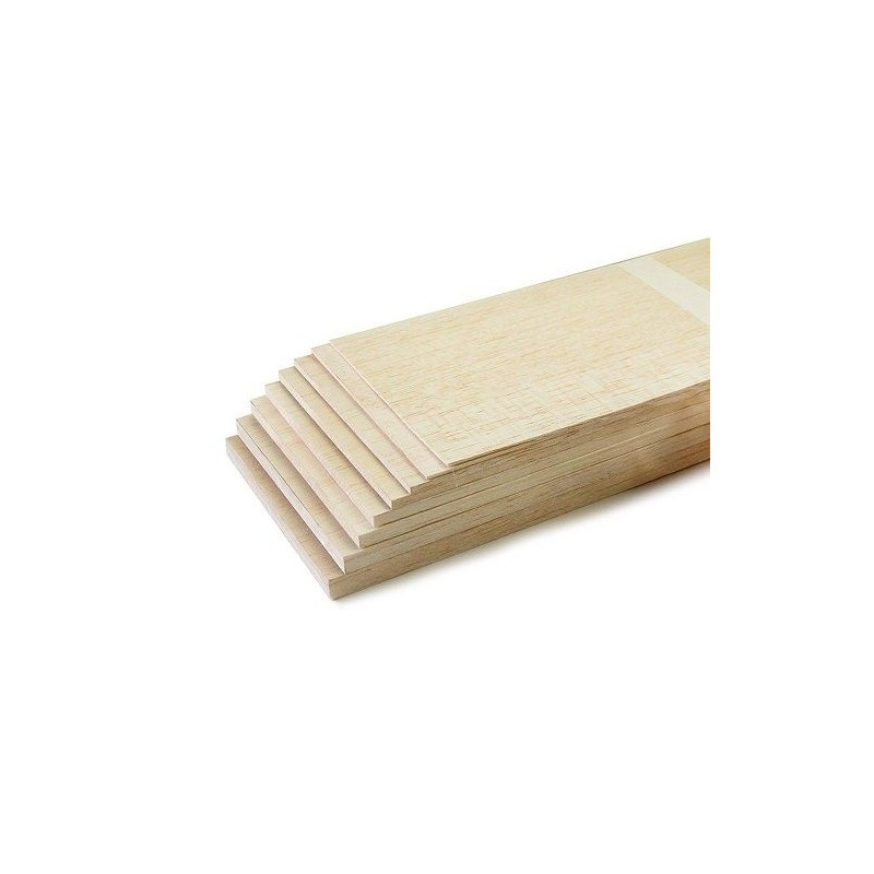 6.35x102x914mm Balsa Sheet 1/4x4x36"